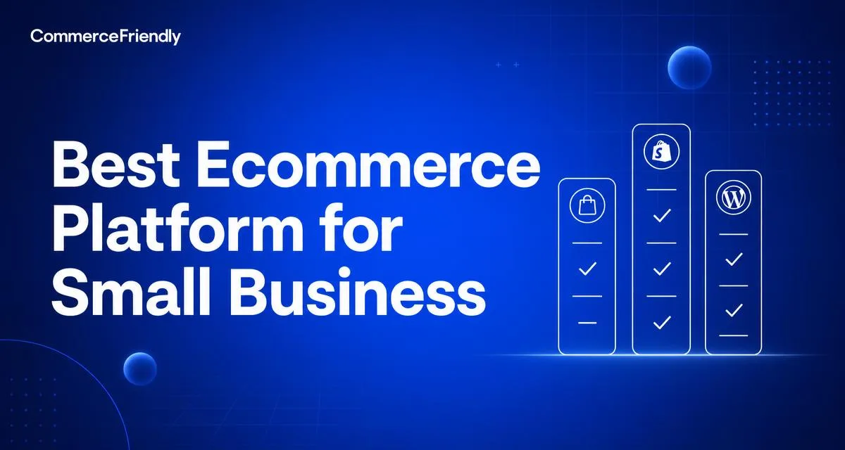 Comparison chart of the best ecommerce platforms for small business on cost, speed and scale
