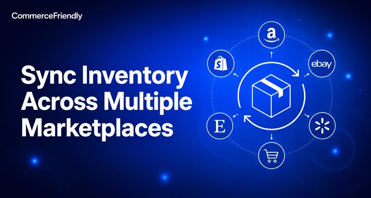 Inventory sync architecture across multiple marketplaces using webhooks, polling and reconciliation